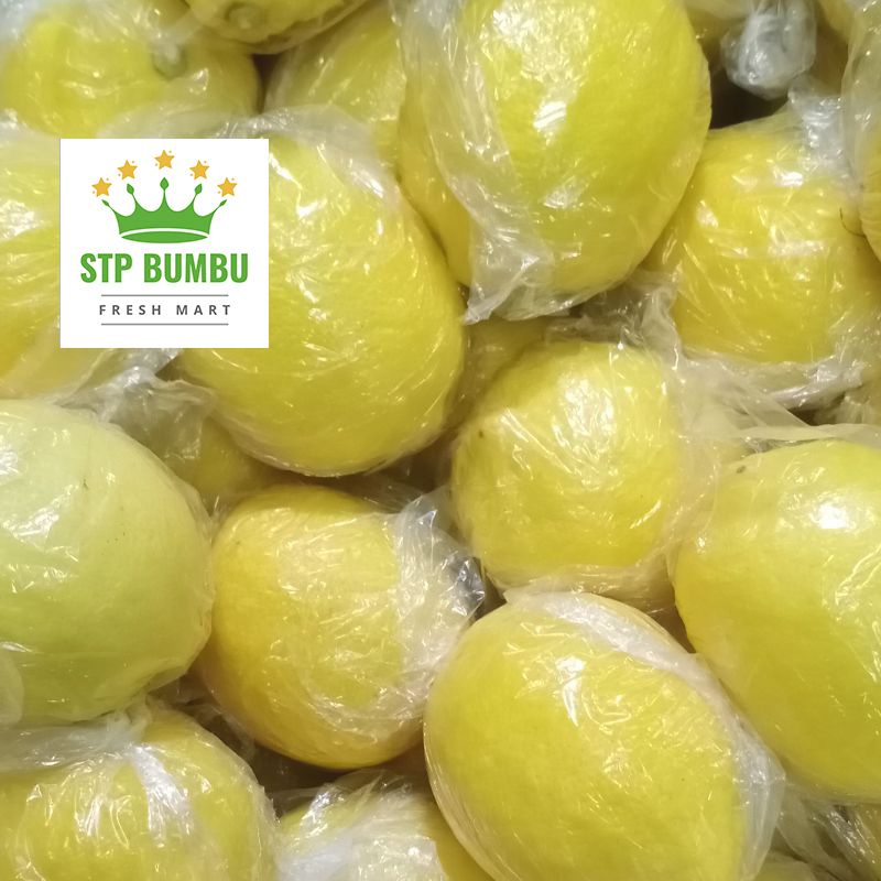 Jeruk Lemon Import Segar 250 gram / Buah Impor Fresh