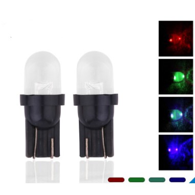 Lampu Led Sen Sein Colok T10 7 Multi Warna RGB Bulb Kedip Flashing Mobil Motor