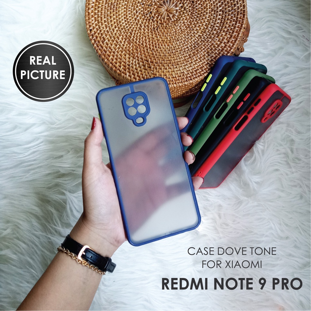 CASE HP XIAOMI REDMI NOTE 9 PRO SOFTCASE DOVE MATTE PLUS PELINDUNG CAMERA