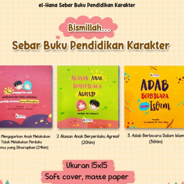 Paket sebar buku elhana