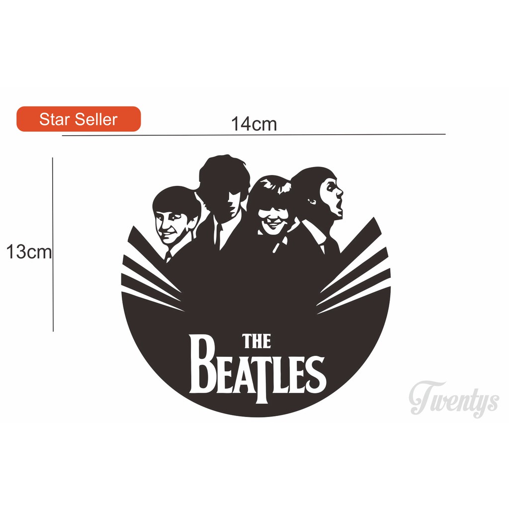 

STIKER THE BEATLES CUTTING STICKER VINYL DECAL