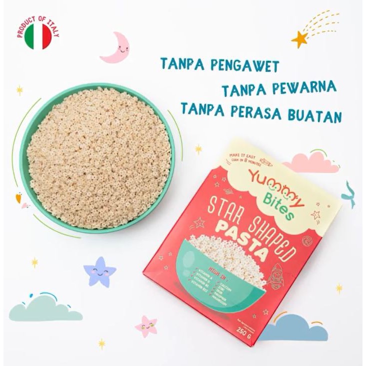 Yummy Bites Pasta 250 G / Yummy Bites Star Shaped Pasta 250 G