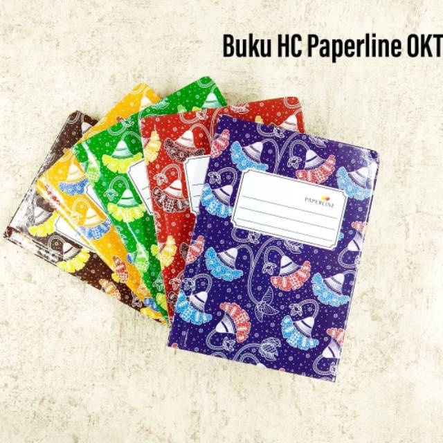 

Buku Hardcover Oktavo / A6 isi 100 Paperline