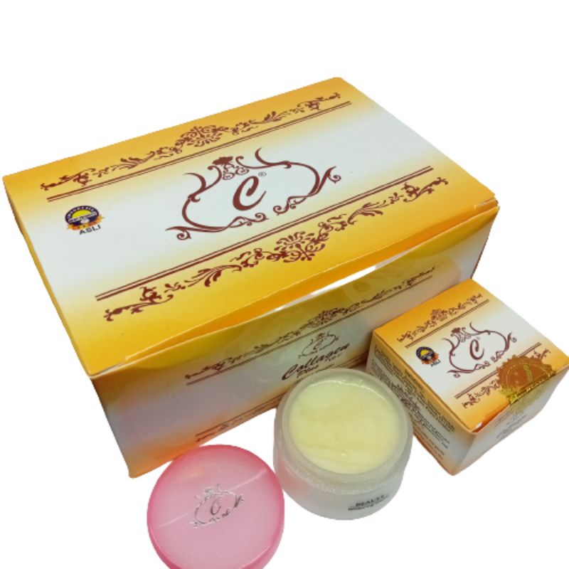 (LUSINAN) CREAM COLLAGEN MALAM ORIGINAL // COLLAGEN MALAM