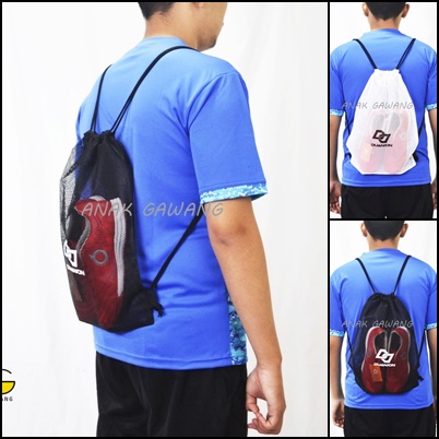 Tas Serut Junkan By Duanjon Original Gymsack Jaring Tas Sepatu Anakgawang