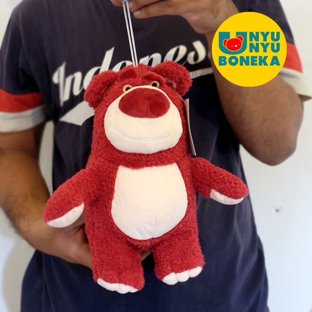 Boneka lotso 25cm ORIGINAL impor, bahan lembut toy story woody jessy buzz