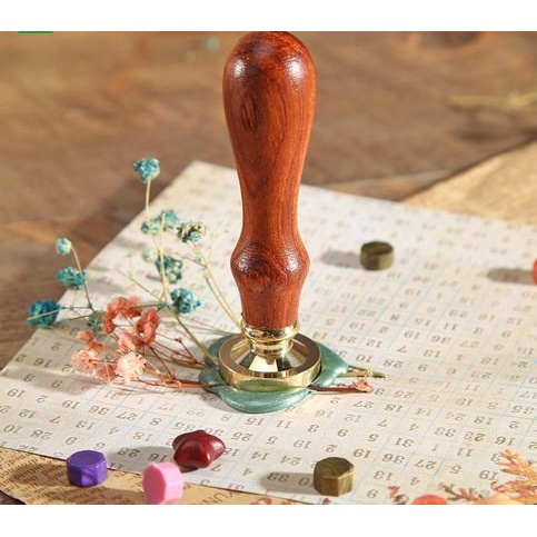 Sealing Wax Stamp with Wood Handle - Happy Birthday Series