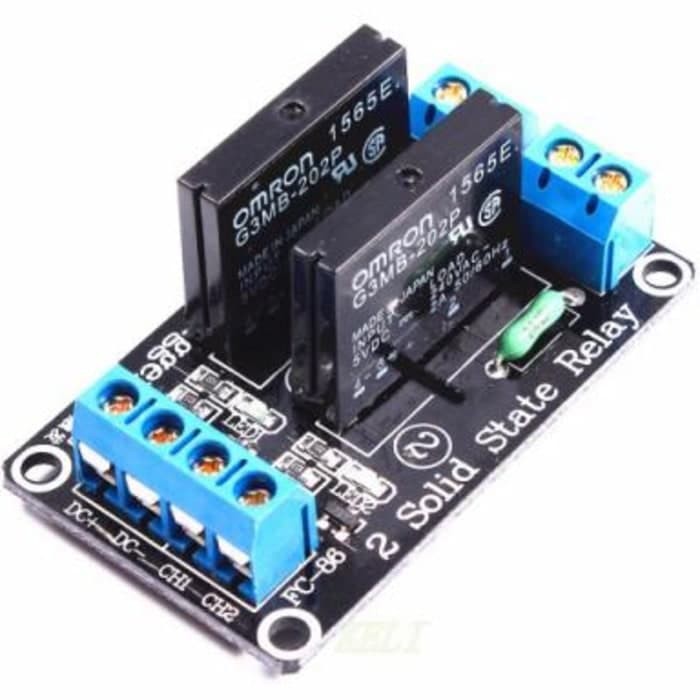 SSR Solid State Relay Module 2 Channel 5V DC High Level For Arduino