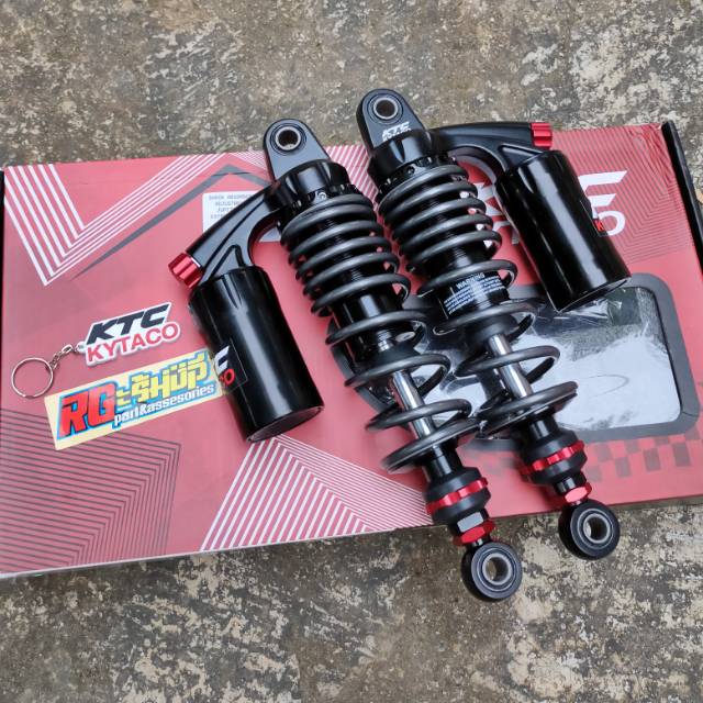 shock shockbreker belakang ktc kytaco extreme XT-13 280mm grey abu abu jupiter/vega original