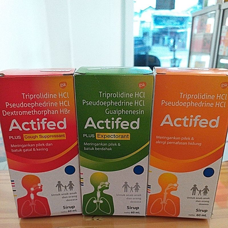 ACTIFED SYRUP (batuk kering, berdahak dan pilek)