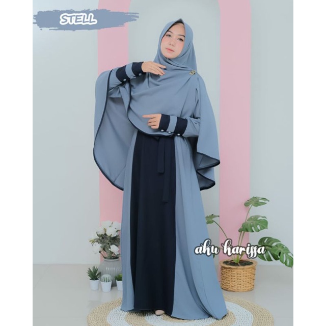 (ORIGINAL) Gamis KAMILA set Syar'i by Aku Karissa/. gamis aku karissa/ gamis set aku karissa/ gamis 