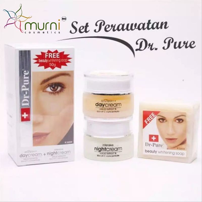 DR-PURE PAKET (3 IN 1) DAY + NIGHT CREAM + BEAUTY BRIGHTENING SOAP