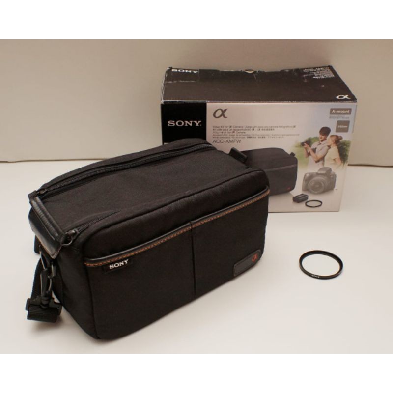 Tas Camera Sony (Preloved) ACC-AMFW + Free Filter MC Protector Sony 55mm