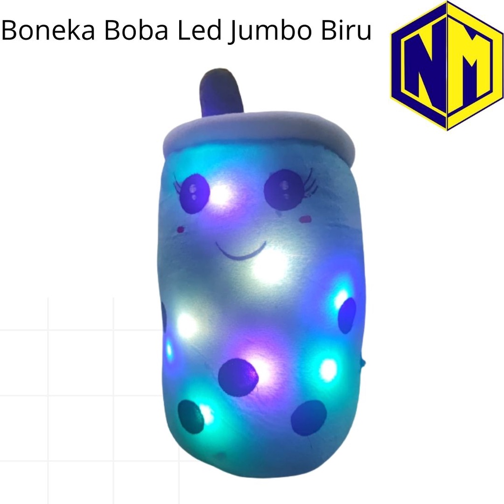 Bantal Boba Jumbo Sebesar Galon Boneka Boba Besar lampu LED Berlabel SNI Harga Murahbgt