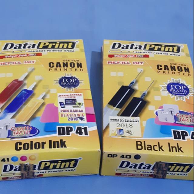 REFIILL DATAPRINT DP 41 COLOR, TINTA SUNTIK PRINTER CANON,  DATA PRINT REFILL DP41 COLOUR,