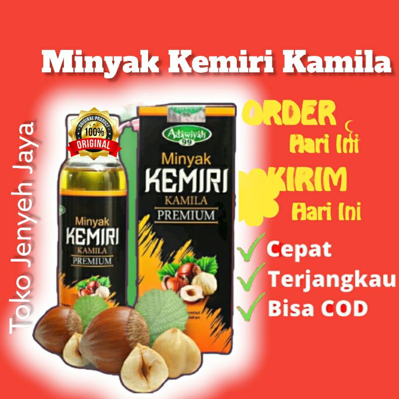 Minyak Kemiri Kamila Premium Adawiyah Mencegah Kerontokan Kebotakan Membuat Rambut Sehat Berkilau