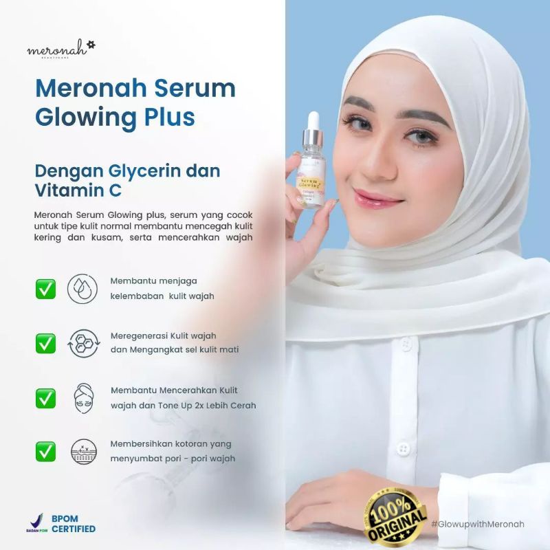 (COD)MERONAH WHITENING GLOWING CREAM , BEAUTYCARE READY ALL PRODUCT TERLARIS