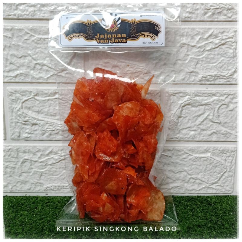 

Keripik Singkong Balado Bumbu Basah / Keripik SIngkong Padang