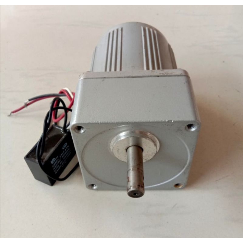 Dinamo Motor Gearbox Ac 220V 25W Ratio 1 : 15 Rpm 95