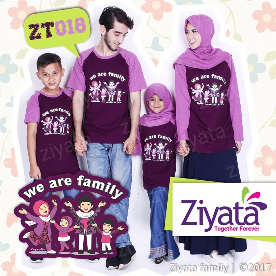 Kaos Baju Couple Keluarga Family Muslim Kaos Keluarga Ziyata Family Kaos Couple Kelaurga Shopee Indonesia