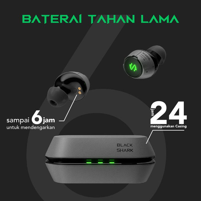 Black Shark Lucifer T4 TWS Bluetooth Gaming Earphones Garansi Resmi 1 Tahun