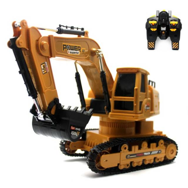 RC Alat Berat Excavator Remote Controle Truck Beko Mainan Remot Kontrol Anak Radio Control Edukatif