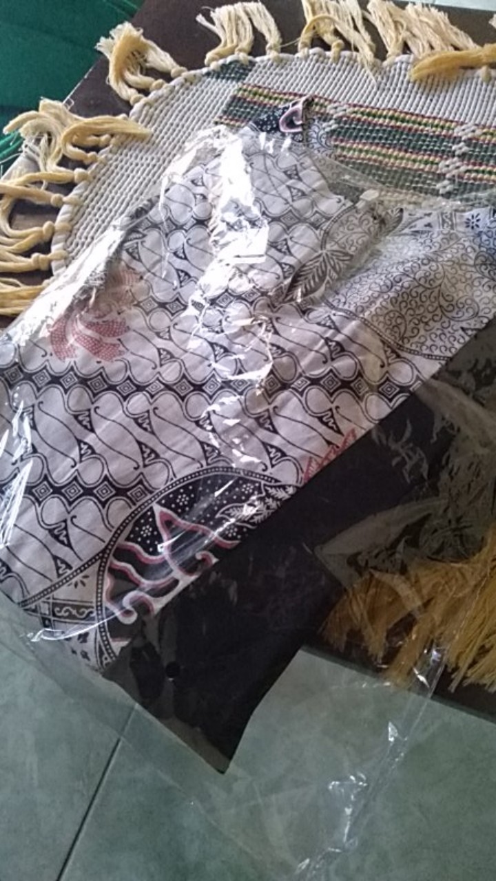 Atasan Batik Wanita Modern Kerja Size M L Xl