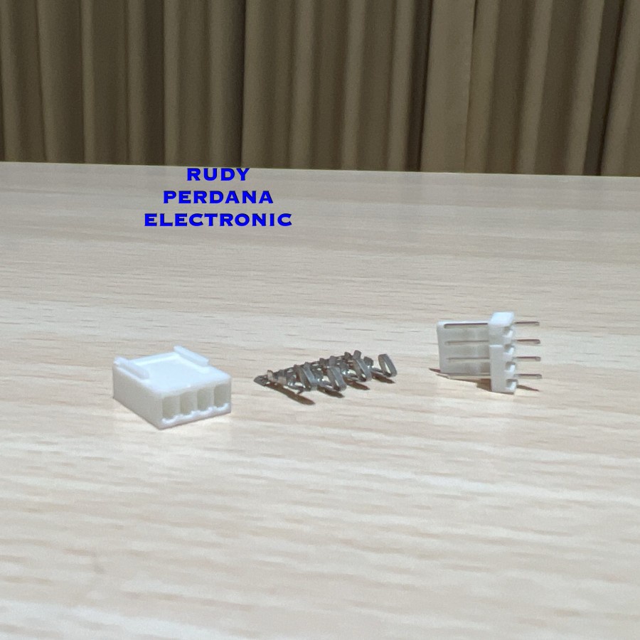KONEKTOR CONNECTOR TERMINAL MOLEX 2510 2.54MM 4P 4 PIN KAKI