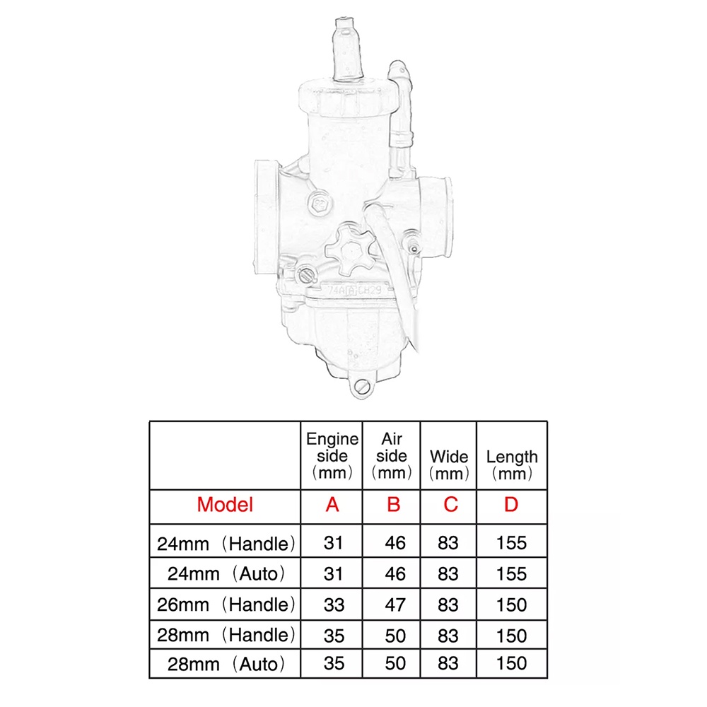 karburator Karburator KEIHIN PE 24 PE 26 PE 28 Karbu Carburator  Karbulator Universal