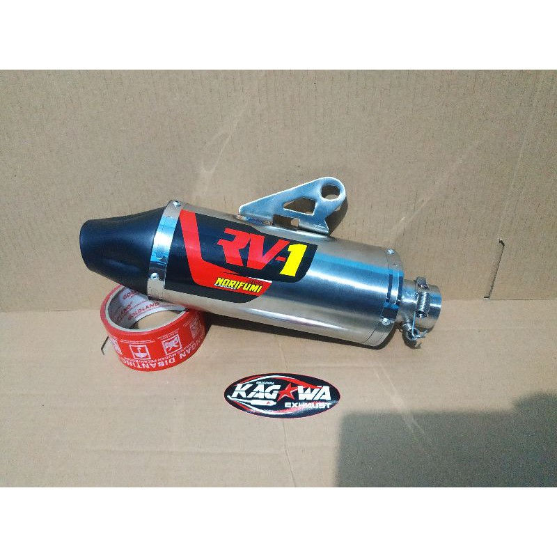 KNALPOT RACING TABUNG SELENCER SILINCER RV1CRF, KLX, DTRACKER, WR155