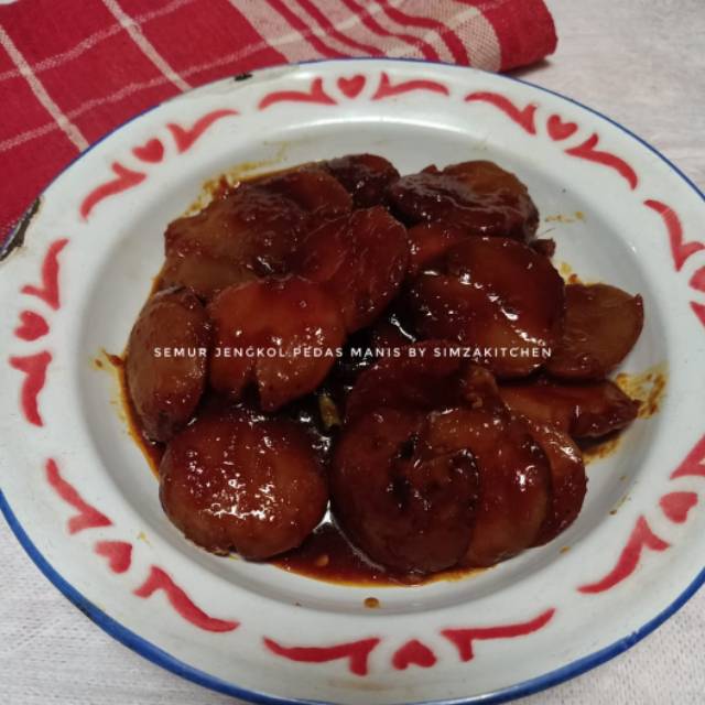 

Semur jengkol pedas manis