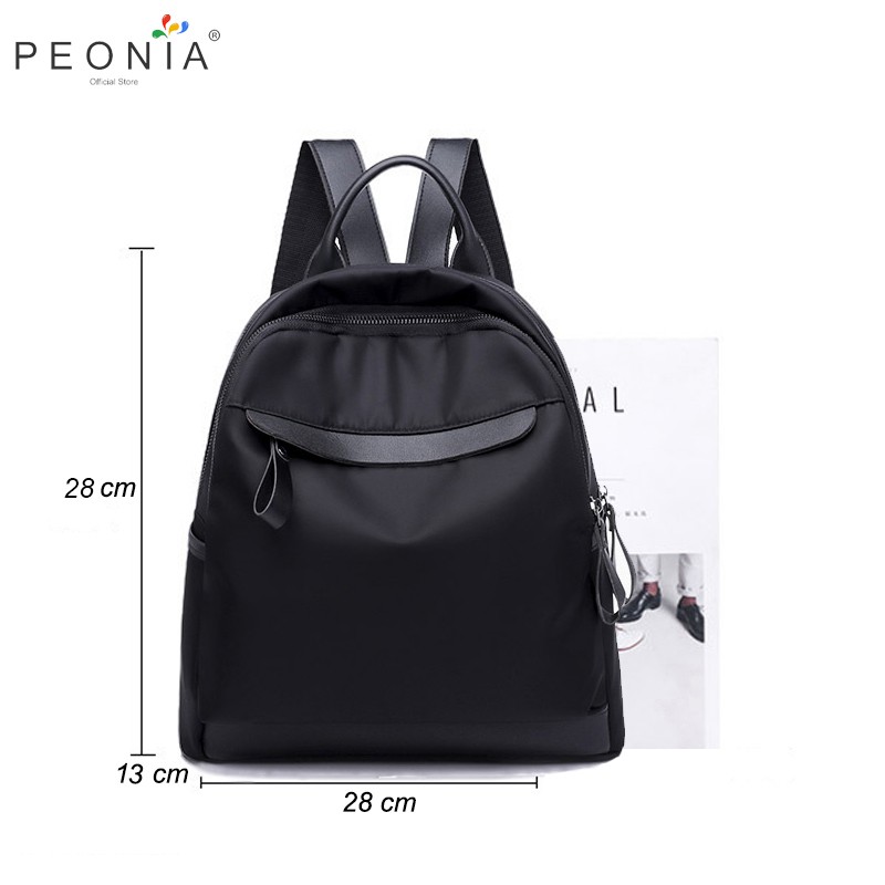 Peonia PNA COLLA Water Resistant Ransel Korea Tas Wanita Punggung Import Kantor Kerja Sekolah Kuliah Outdoor Trendy Fashion Style Travel Casual Backpack Anak Remaja Perempuan Selempang Cewek Bag-1