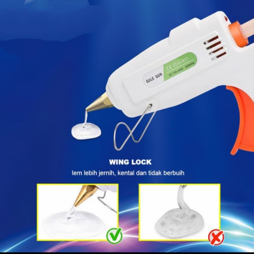 

Isi Lem Tembak 1 Kg Glue Gun Kecil Lem Bakar Lilin 0.7 Cm X 27 Cm SF6