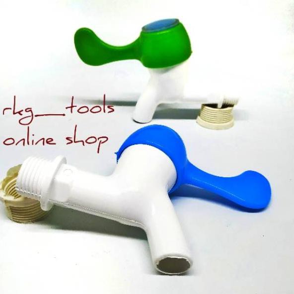PROMO 6.6 Kran Air Pvc 2 Way l Keran Jempol 1/2 Inch