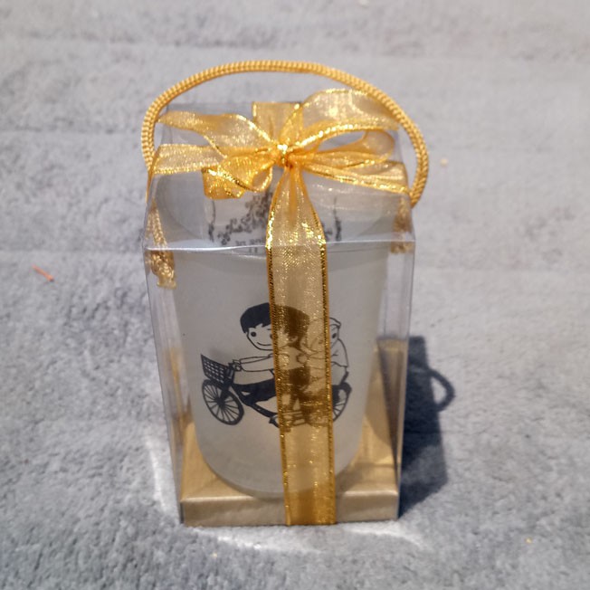 Souvenir Gelas Jamu Doff Custome Sablon