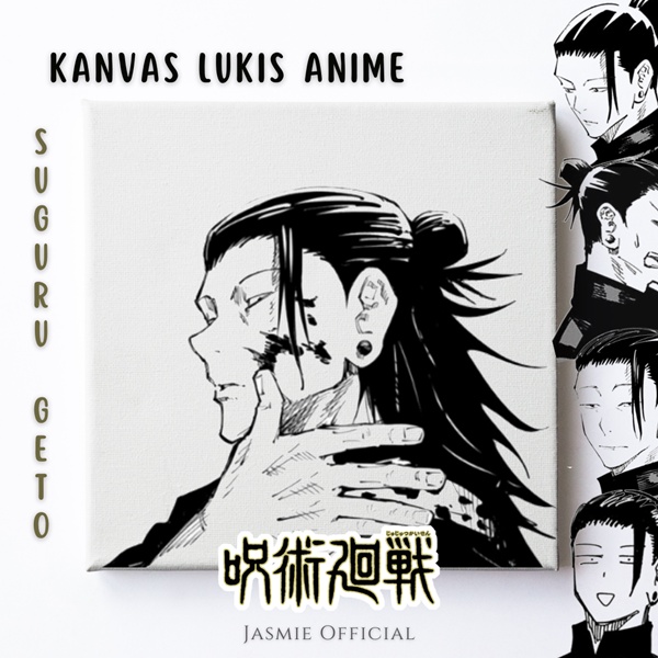 JUJUTSU KAISEN Suguru Geto Fanmerch Anime Kanvas Lukis (BISA CUSTOM) - Canvas Painting Anime Fanmerc