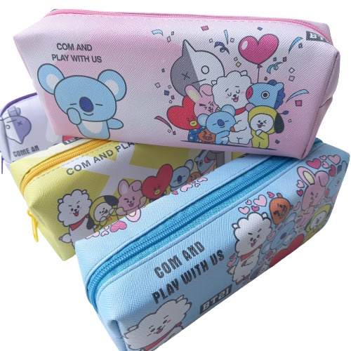 Kotak Pensil BTS BT21 Tempat Pensil Unik Big Size Motif BTS-1