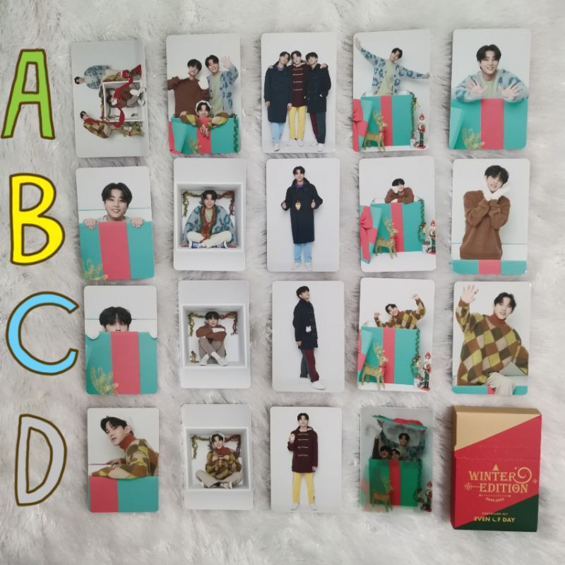 READY STOCK OFFICIAL DAY6 2020 WINTER EDITION PHOTOCARD SET EVEN OF DAY - PHOTO CARD PC