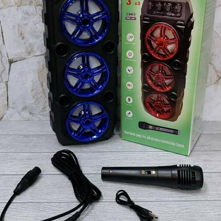 BEL.1288– Speaker Bluetooth Karaoke 3 Tingkat SX-3006/Salon Karaoke Bluetooth SX-Y3006/