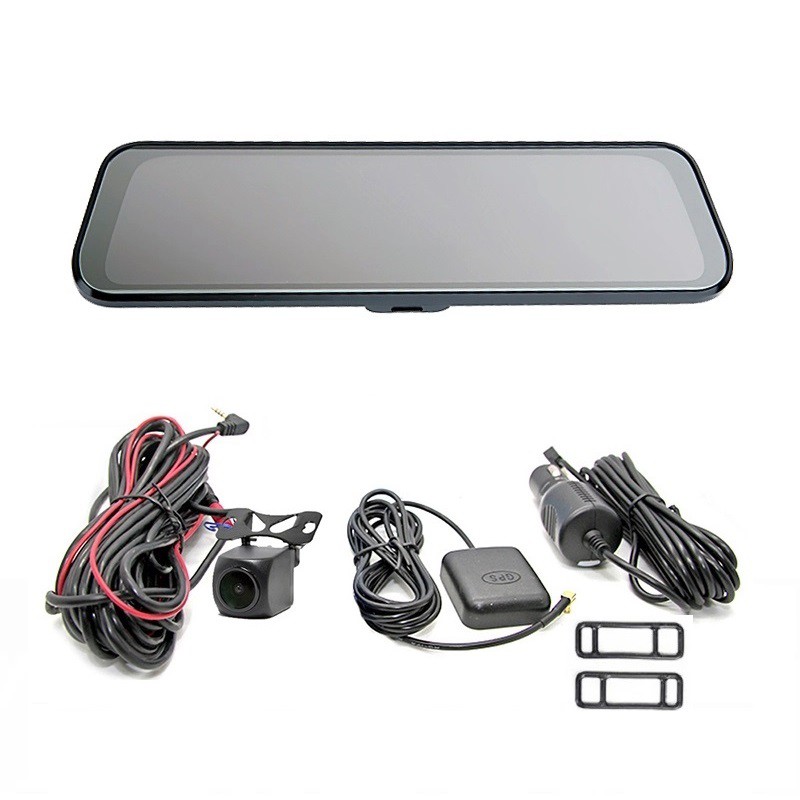 CAR DVR 4G. Wifi GPS BT Android System 8.1, IPS LCD 10 Inchi.