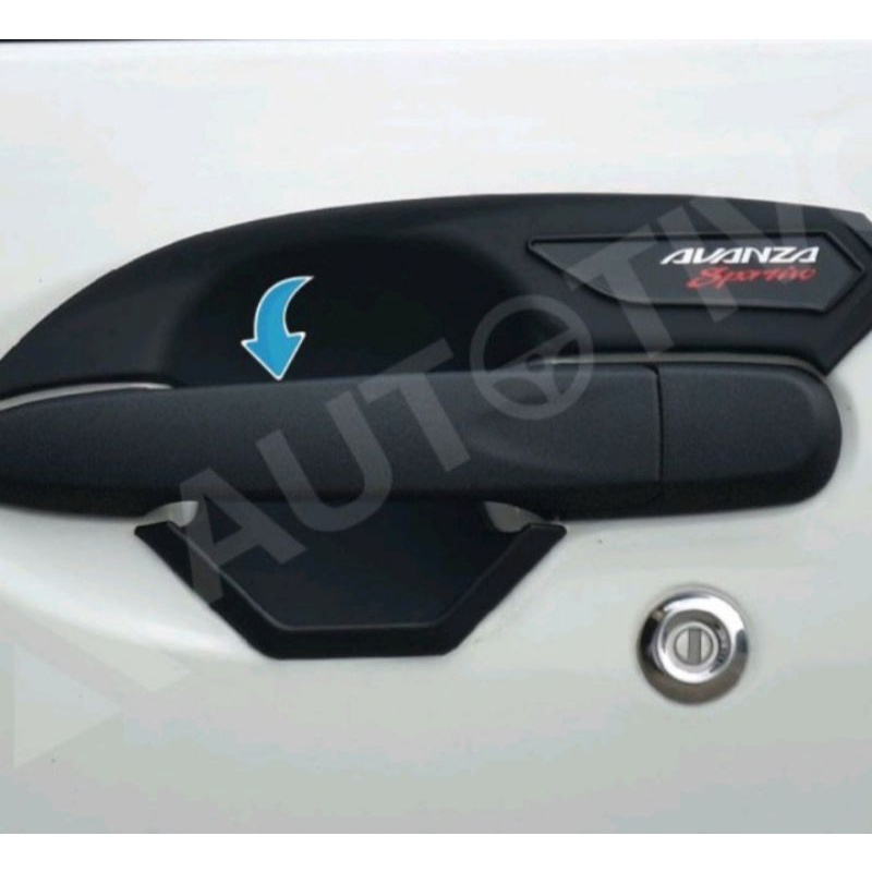Pegangan Pintu Mobil All New Avanza Handle Cover Black New