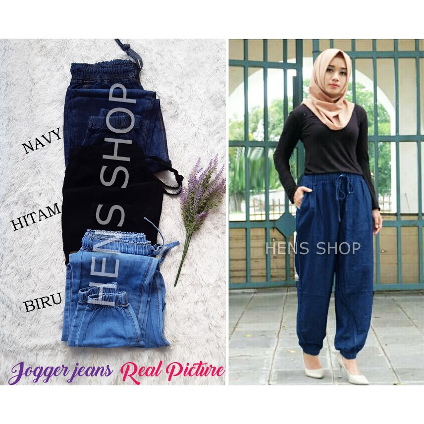 JOGGER JEANS STANDART XL DAN JUMBO XXL