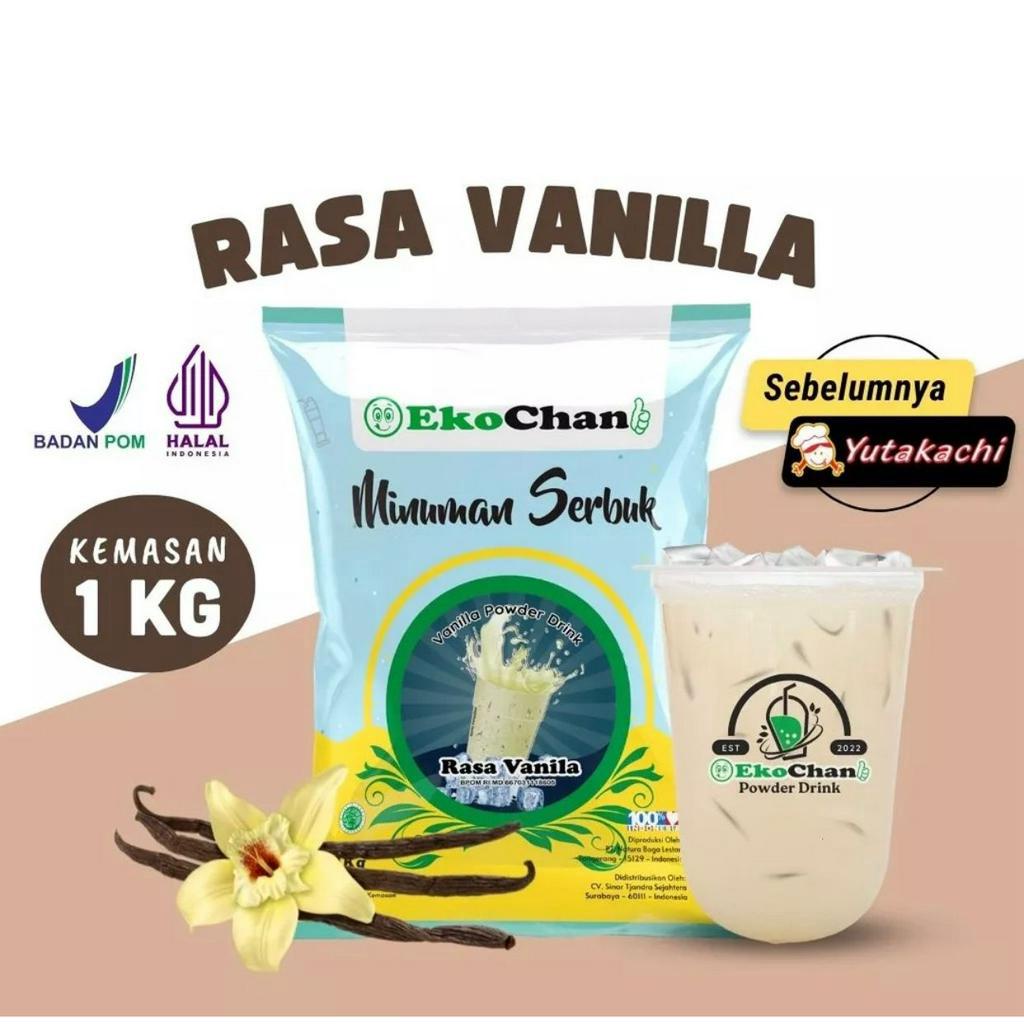 

Bubuk Minuman Yutakachi Rasa Vanilla Serbuk Minuman Instan Aneka Rasa Kemasan 1 kg Powder Drink Milkshake Bisa Bayar Ditempat COD