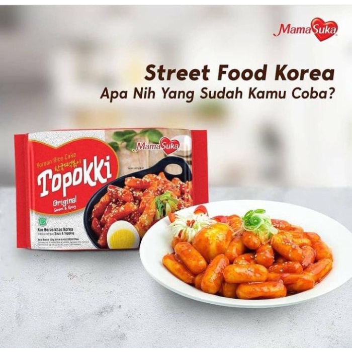 

Instant-Camilan- Mamasuka Topokki All Variant Termurah - Hot Spicy -Camilan-Instant.