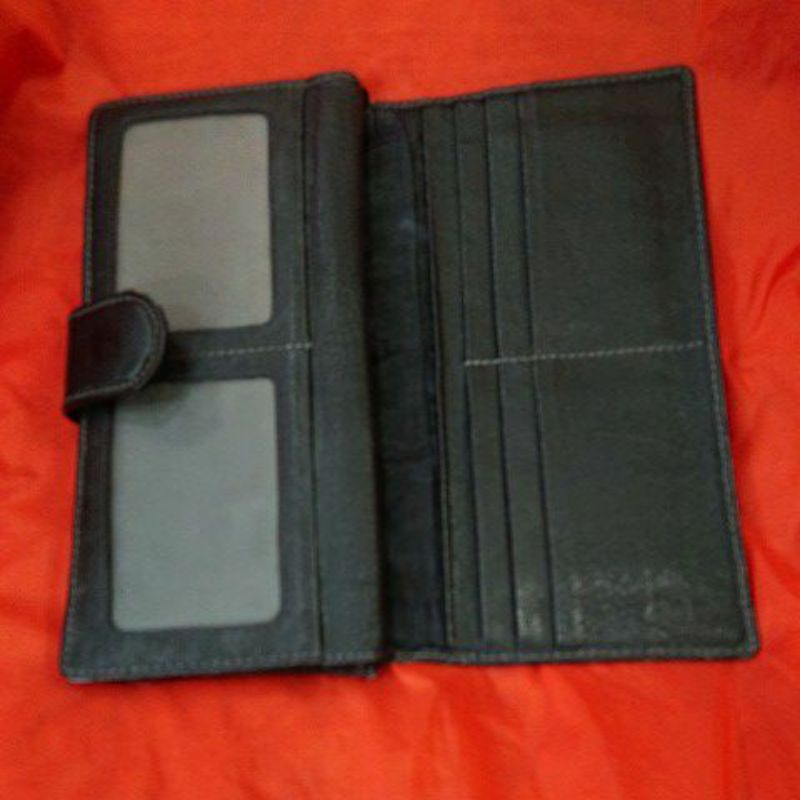 PRELOVED DOMPET KULIT BRAUN BUFFEL ORIGINAL
