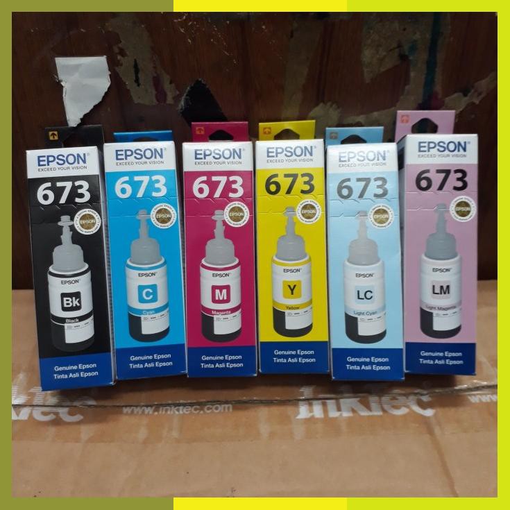 Tinta Epson 673 L800,L1800 Hitam