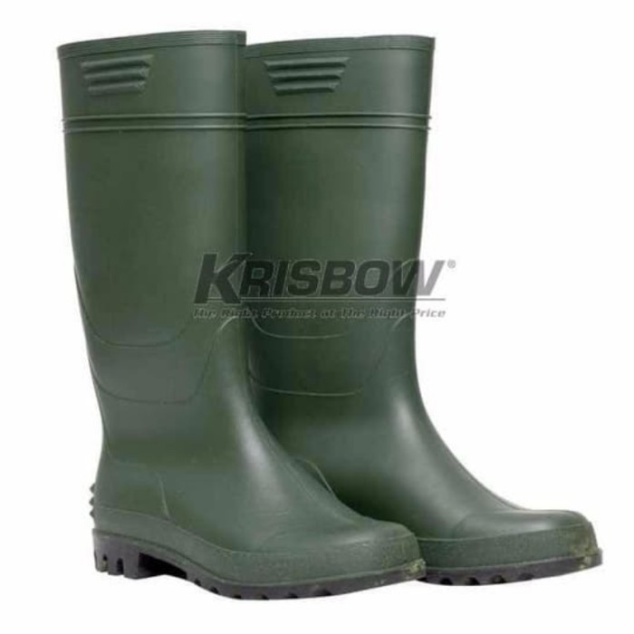 Safety Boots Green Krisbow/ Sepatu Boot Hijau Krisbow