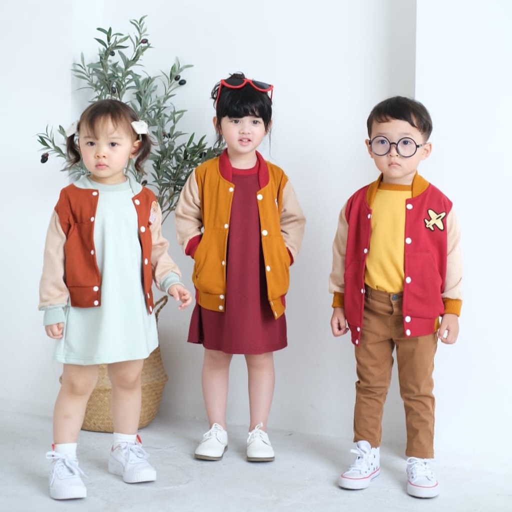 [PUNCAK TAMBORA] Varsity Series | Unisex / Oneset Jacket / Setelan Jaket / Setelan Jaket Anak / Vars
