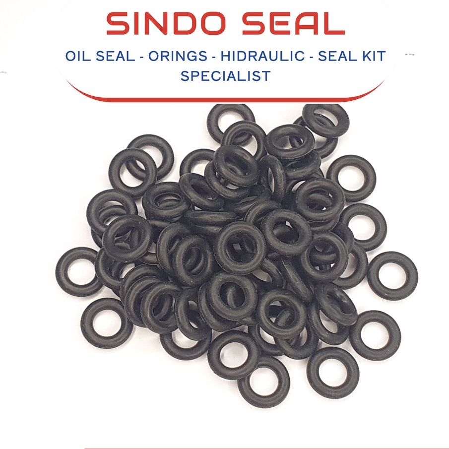 ORING SEAL SIL 3X4 4X3 3*4 NBR70 FKM TAHAN PANAS