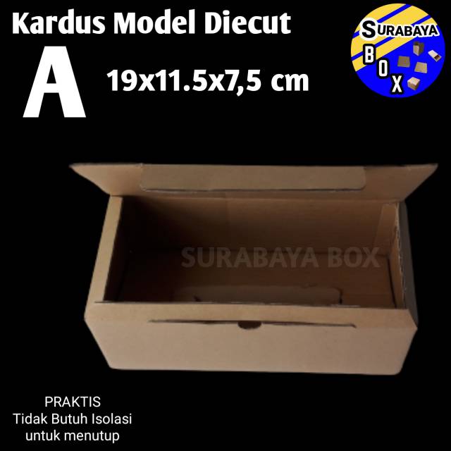

KARDUS A COKLAT KOTAK KARTON BOX DUS SEPATU POLOS PACKING HP AKSESORIS